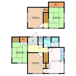 桔梗邸の物件間取画像